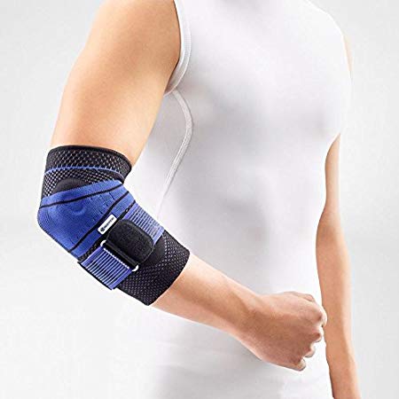 Bauerfeind - EpiTrain - Elbow Support - Breathable Knit Elbow Brace Targeted Compression for Chronic Elbow Pain, Supports Forearm Tendons & Muscles, Golfer's or Tennis Elbow Relief