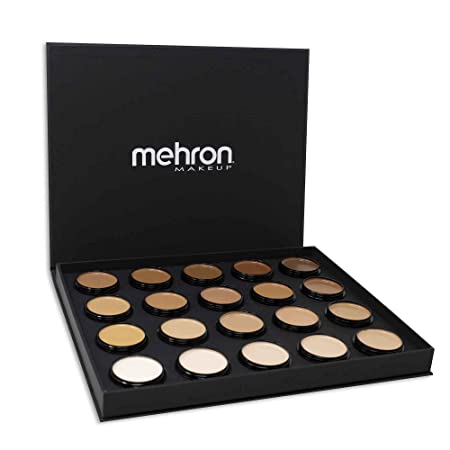 Mehron Makeup Celebre Pro-HD Cream Face & Body Makeup, 20 Color Foundation Palette