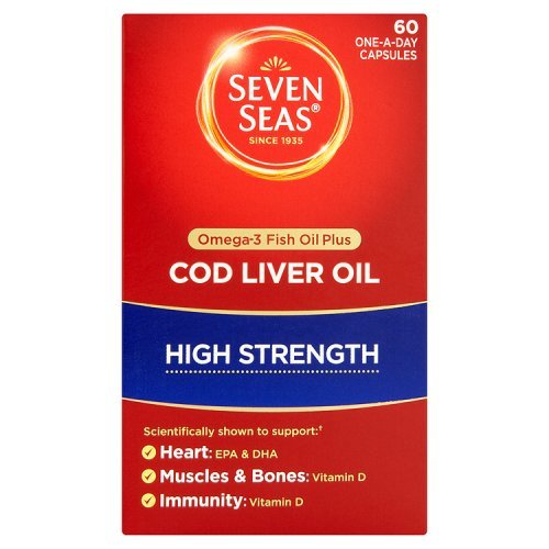 Seven Seas High Strength Cod Liver Oil One A Day 60 Capsules