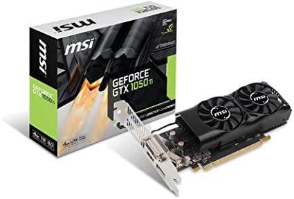 MSI Video Card GTX 1050 TI 4GT LP GeForce GTX 1050 TI 4GB GDDR5