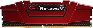 G.SKILL 8GB Ripjaws V Series DDR4 PC4-19200 2400MHz for Intel Z170 Platform Desktop Memory Model F4-2400C15S-8GVR