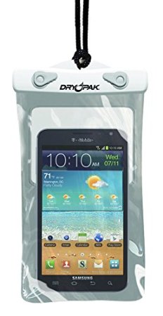 DRY PAK DP-58W White/Gray 5" x 8" Game Player, Smart Phone Case