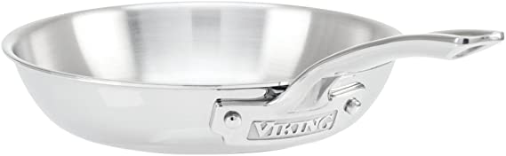 Viking 3-Ply Stainless Steel Fry Pan, 8 Inch