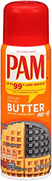 PAM Butter Cooking Spray, Keto Friendly, 5 Ounce