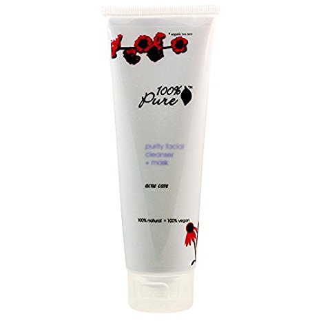 100% Pure Purity Facial Cleanser + Mask 4oz