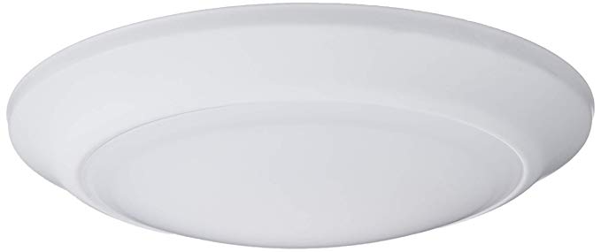 Westinghouse Lighting 6323300 LED Indoor/Outdoor Dimmable Surface Mount Wet Location, White Finish with Frosted Lens,