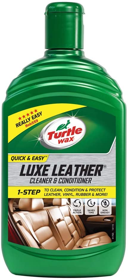 Turtle Wax 51793 Luxe Leather Car Seat Upholstery Cleans, Restores & Protects Car Interior 500ml