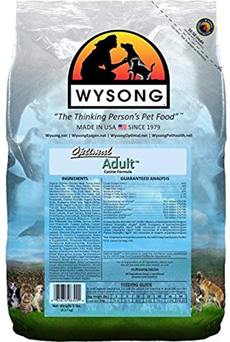 Wysong Optimal Adult Canine Formula Dry Dog Food- 5 Pound Bag, Model: WDCOA5