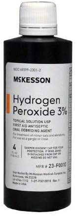 McKesson Antiseptic Hydrogen Peroxide 3% Strength 4oz Bottle (1 Bottle)