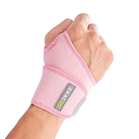 Bracoo Adjustable Wrist Wrap,Breathable Neoprene,Support,Protection,and Recovery