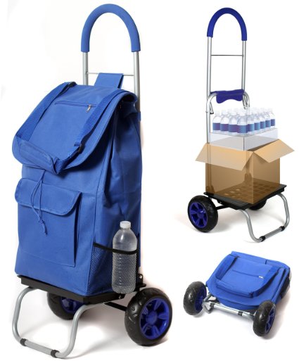 dbest products Trolley Dolly, Blue