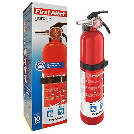 First Alert Fire Extinguisher Garage Workshop 2 - 3/4 Lb. Us Coast Guard Approved