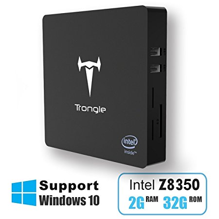 Mini PC Supprot Windows 10 - J-DEAL Portable Desktop Computer 2GB   32GB, Intel Z8350 Atom CPU 64Bit, 4K UHD, Dual-Band WiFi 2.4G/5.8G, Ethernet 1000Mbps, Bluetooth 4.0, USB 3.0, Desktop Media Streami
