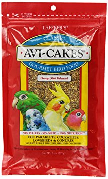 Lafeber's Original Flavor Avi-Cakes for Parakeets, Cockatiels & Conures
