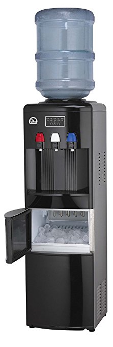 Igloo Water Cooler/Dispenser with Ice Maker, Black