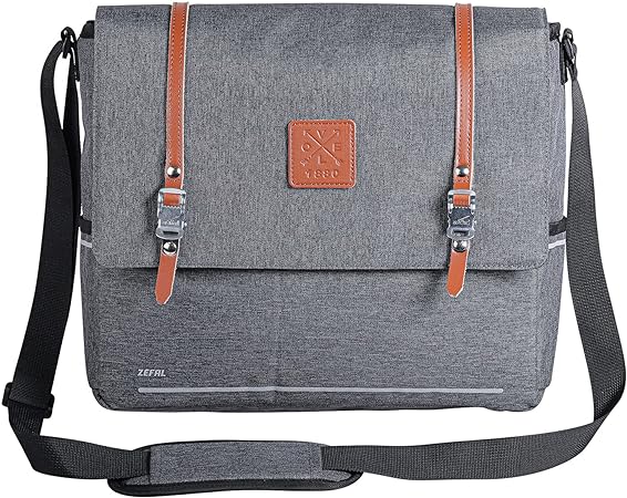 Zefal Urban Messenger Shoulder Bag, Grey, 11L