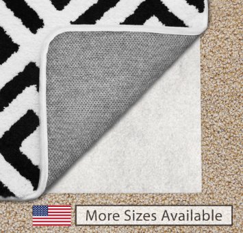 The Original Gorilla Grip (TM) Non-Slip Area Rug Pad for Carpet, Made In USA, Available in 2x3, 3x5, 5x7, 5x8, 4x6, 2x4, 2x8, 6x9, 8x10, 8x11, 9x12, Locks Rugs In Place, No Chemical Odor, (4X6)