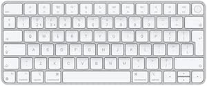 Apple Magic Keyboard with Touch ID (QWERTY English) Silver (Renewed)