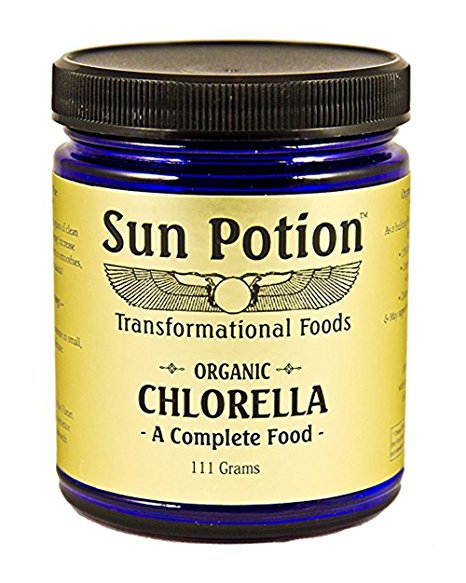 Organic Chlorella Powder - 111g Jar - Sun Potion
