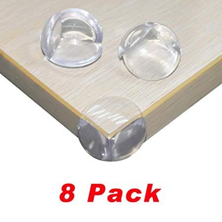 Corner Protector Baby Proofing Safety Corner Guards - 8 Pack, Clear Stop Child Head Injuries, Strong Adhesive Gel by Slicemall