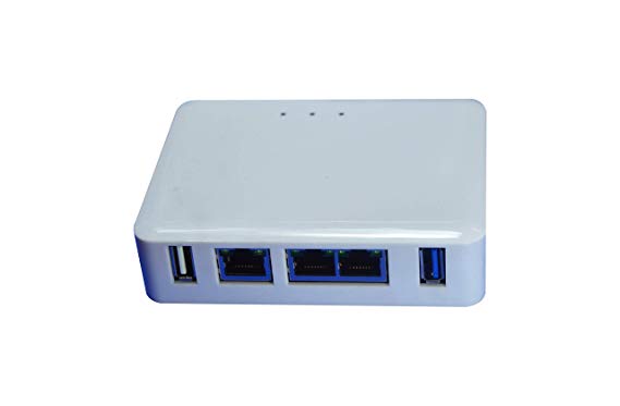 Globalscale Technologies, Inc. V7 64 Bit Single Board Computer Network Switch, ESPRESSOBIN  board with Enclosure