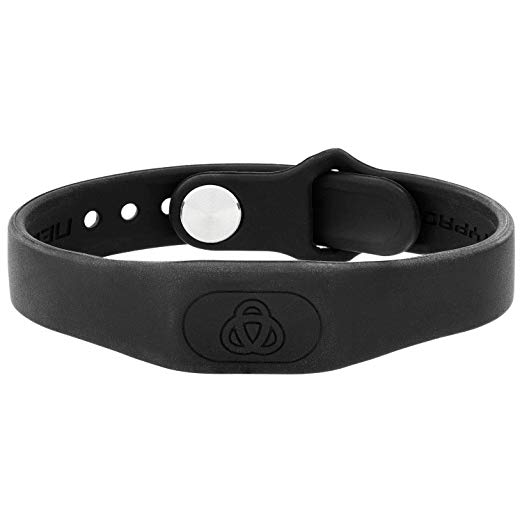 Infinity Pro NEO Adjustable Health Bracelet - 2000 Gauss Magnetic   4500 Ionic Negative Ion Output. Surgical Grade Silicone - 30 Day Results Guarantee (XS-S, Stealth Black)