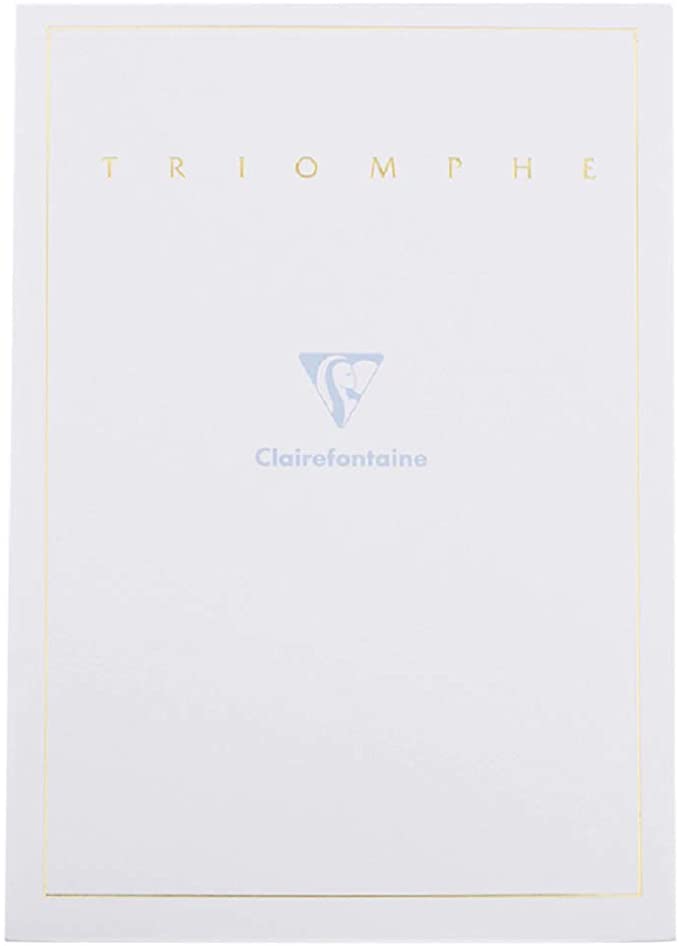 Clairefontaine "Triomphe" Stationery Tablet, Blank, A5 (5.75" x 8.25")