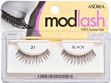 Andrea ModLash False Eyelashes - #21 Black (Pack of 4)