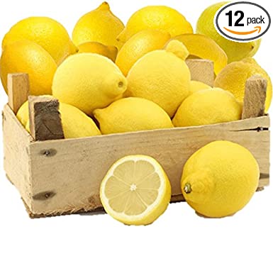 Fresh Organic Lemons - 1 Dozen