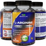 Purest L Arginine Supplement on the Market 60 Capsules - Boost No2 Nitric Oxide Levels Endurance and Full Time Energy Enhancement - Potent and Effective for Men Women and Teens - Best L-Arginine  Powder Formula - USA Made By Biogreen Labs