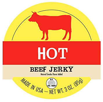Jerky.com's Hot Beef Jerky - 1 POUND BAG - Our Best Value! - All-Natural, No Added Preservatives, No Added Nitrites or Nitrates - 16 total oz.