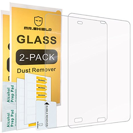 [2-PACK]-Mr Shield For ASUS ZenPad Z8s (ZT582KL) [Tempered Glass] Screen Protector [0.3mm Ultra Thin 9H Hardness 2.5D Round Edge] with Lifetime Replacement Warranty