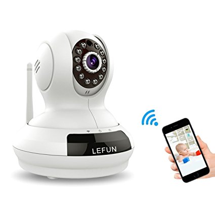 LeFun Wireless Camera Baby Monitor WiFi IP Surveillance Camera Video Recording Tilt Remote Motion Detect Alert