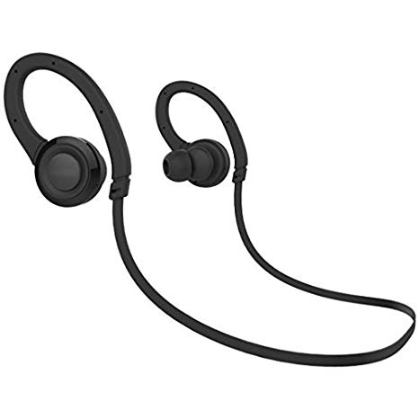 Sweatproof Hi-Fi Sports Headset Mic Wireless Earphones Premium Sound Headphones Earbuds Handsfree [Black] for Google Pixel - Google Pixel 2 - Google Pixel 2 XL