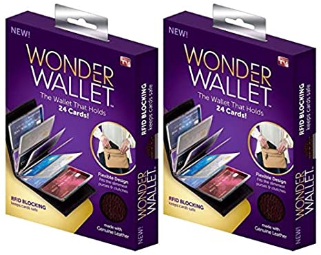 2 pack Click Search Buy As Seen on TV Wonder Wallet