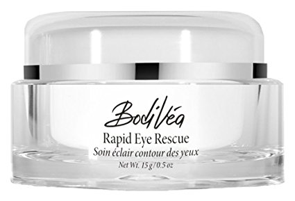 BodiVéa Rapid Eye Rescue, Best Eye Cream for Dark Circles, Puffy Eyes, Under Eye Bags, Wrinkles, Fine Lines and Crows Feet with Natural Botanicals and Proven Peptides for Brighter, Well Rested Eyes