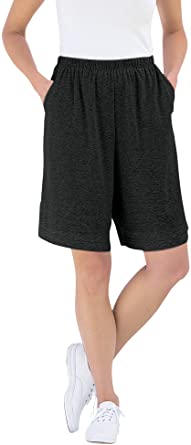 Woman Within Women's Plus Size 7-Day Knit Short