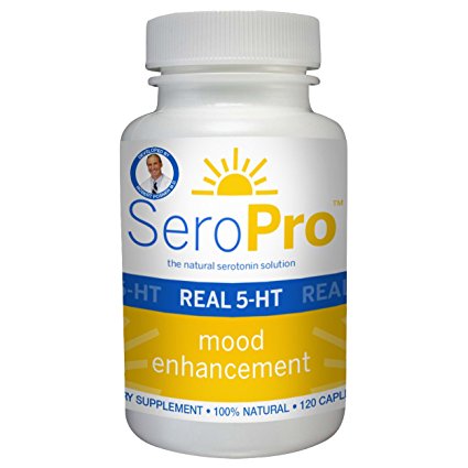 Dr. Posner’s 5-HT Serotonin Mood Enhancer Supplement - Natural Mood Enhancement Formula for Men and Women (120 Caplets)