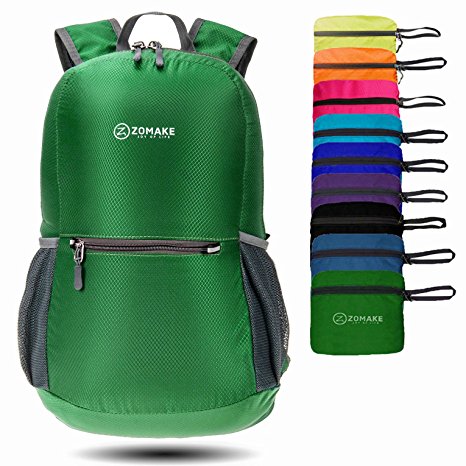 ZOMAKE Waterproof Ultra Lightweight Packable Backpack Hiking Daypack,Small Backpack Handy Foldable Camping Outdoor Backpack Little Bag