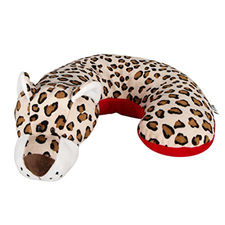 Animal Planet Kid's Neck Support Pillow, Leopard, Toddler Car Seat Pillow, Baby Head Support, Child Travel