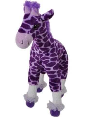 Plush Purple Giraffe Stuffed Toy with extra leg support 17" - NEW