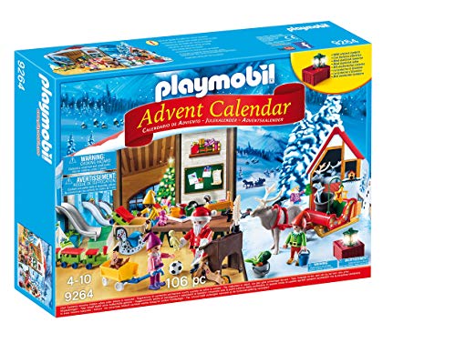 Playmobil 9264 Advent Calendar 'Santa's Workshop' with Electronic Lantern