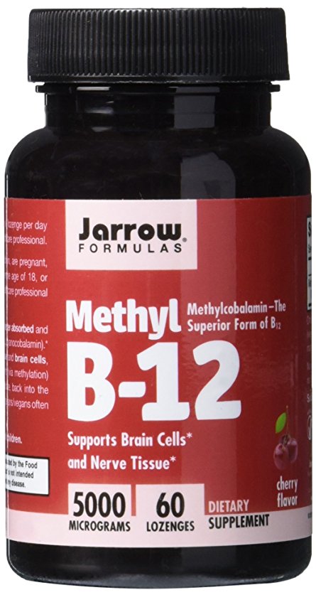 Jarrow Formulas, Methyl B-12, 5000 mcg, 60 Lozenges