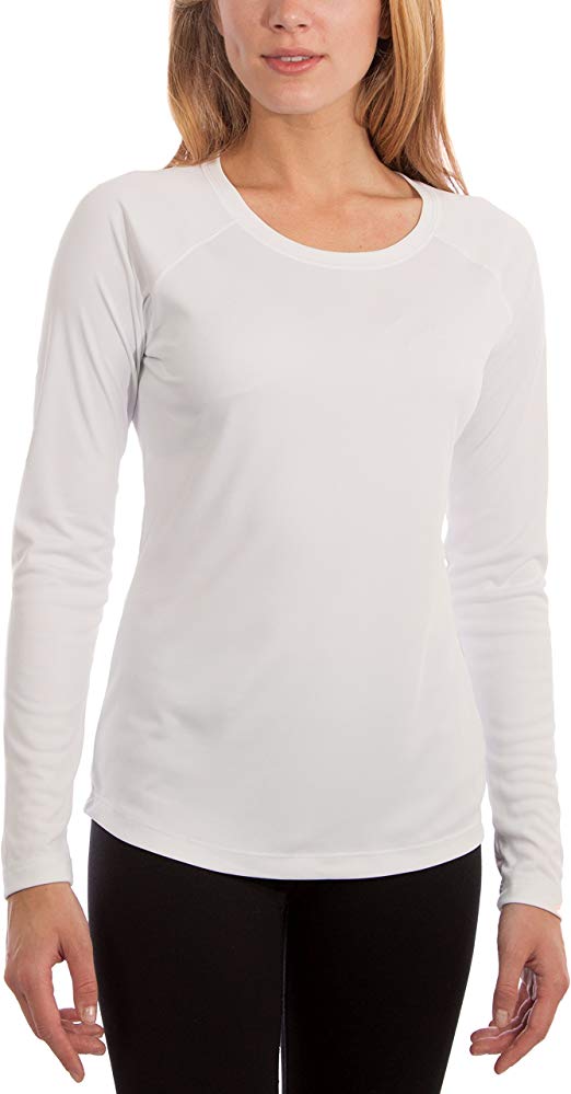 Vapor Apparel Women's UPF 50  UV Sun Protection Outdoor Performance Long Sleeve T-Shirt