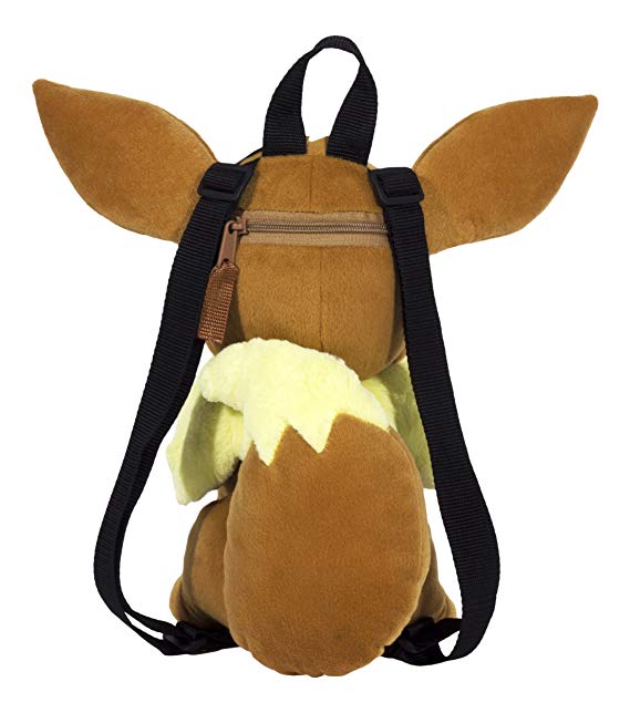 Pokémon Eevee Plush 15 inch Backpack, Brown