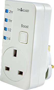 Timeguard TGBT6 Plug-In Electronic Boost Adapter Timer, 3 kW - White