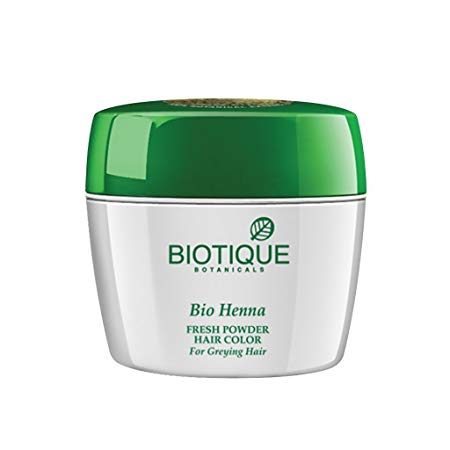 Biotique Bio Heena Fresh Powder Hair Color For Greying Hair, 90gm (Pack of 2)
