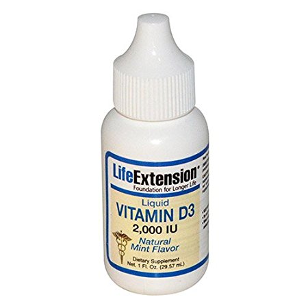 Life Extension Liquid Mint Flavor Vitamin Capsules, 1 Ounce