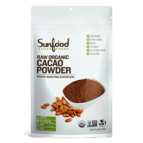 Sunfood Cacao Powder, 2.5lbs, Organic, Raw