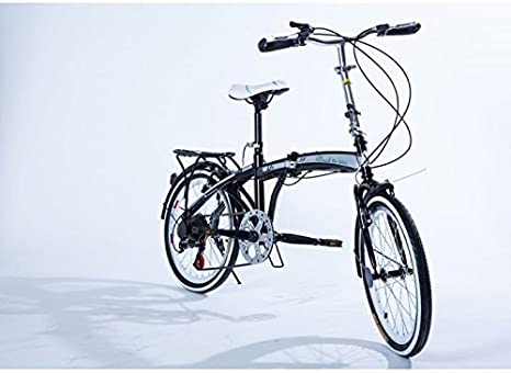 Folding Bike 20" Shimano 6 Speed Bike Fold Storage Bicycle
